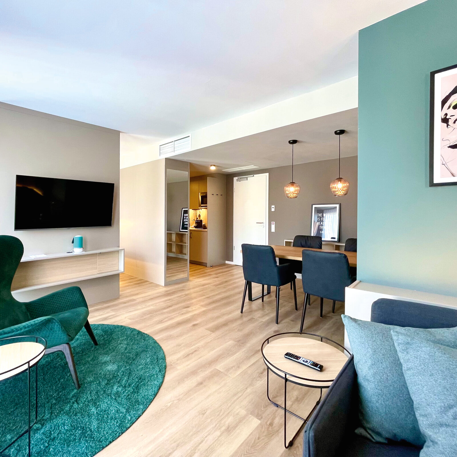 Aparthotel Zeitwohnhaus Wohnbereich in Suite