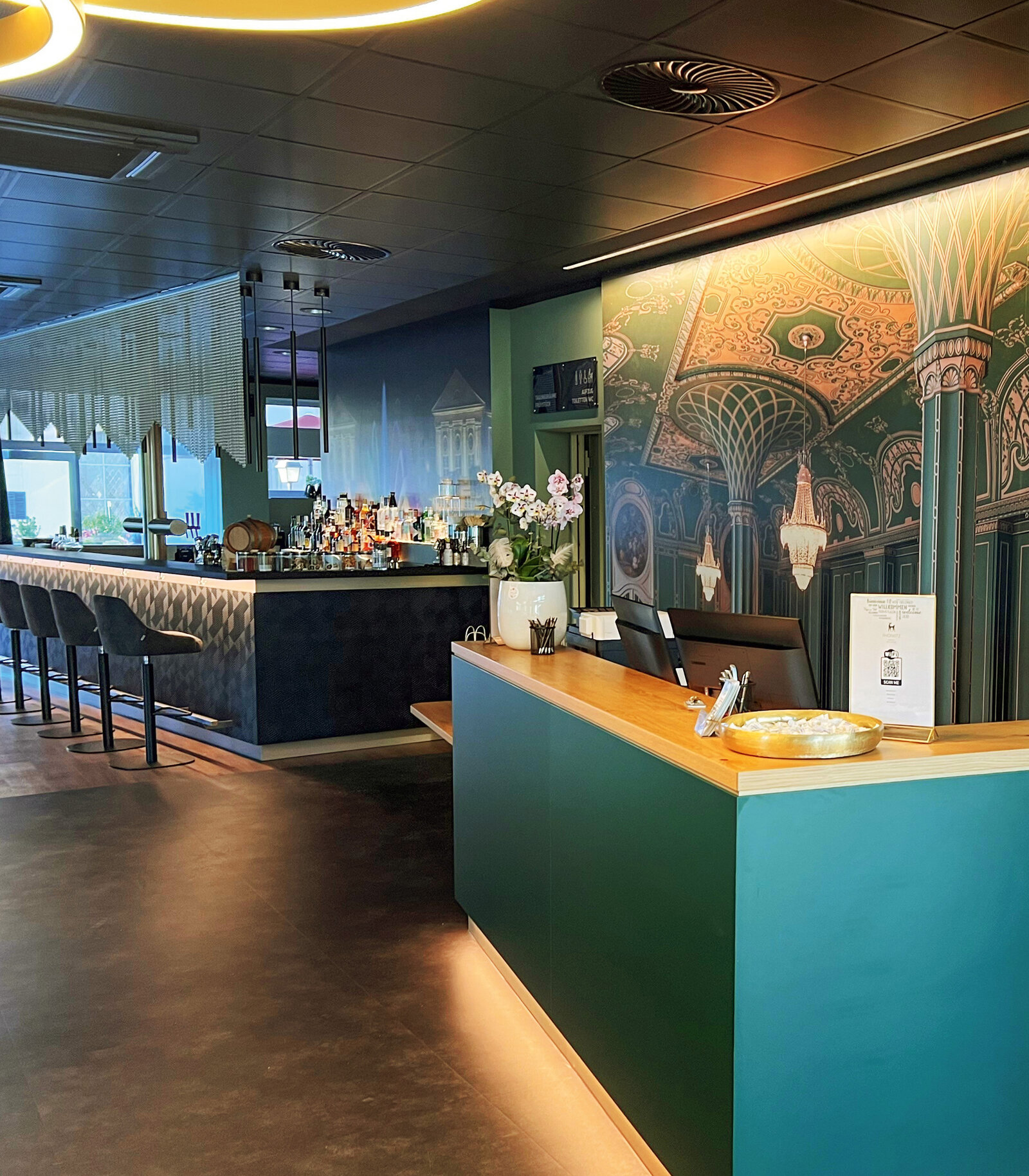zieflekoch Rhönkitz Bar Restaurant Thresen Empfang