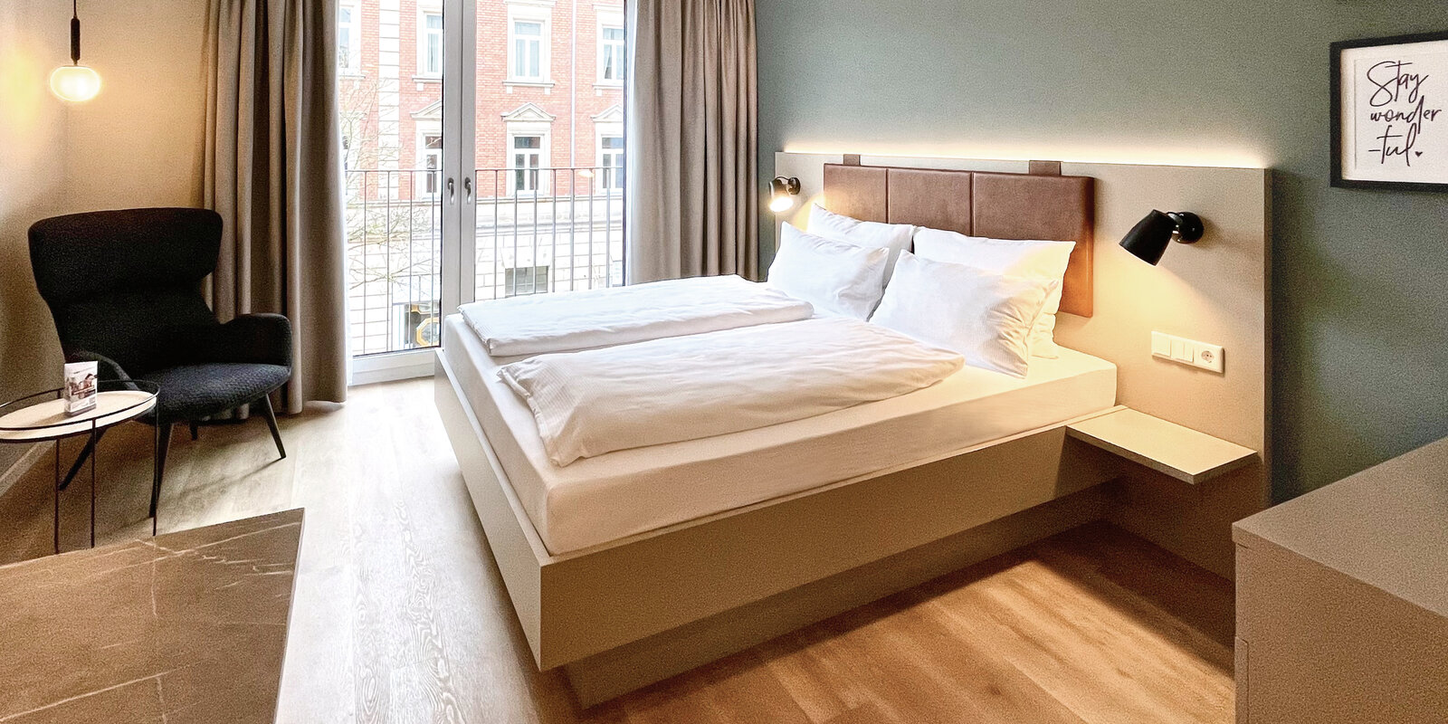 Aparthotel Zeitwohnhaus Zimmer mit Bett