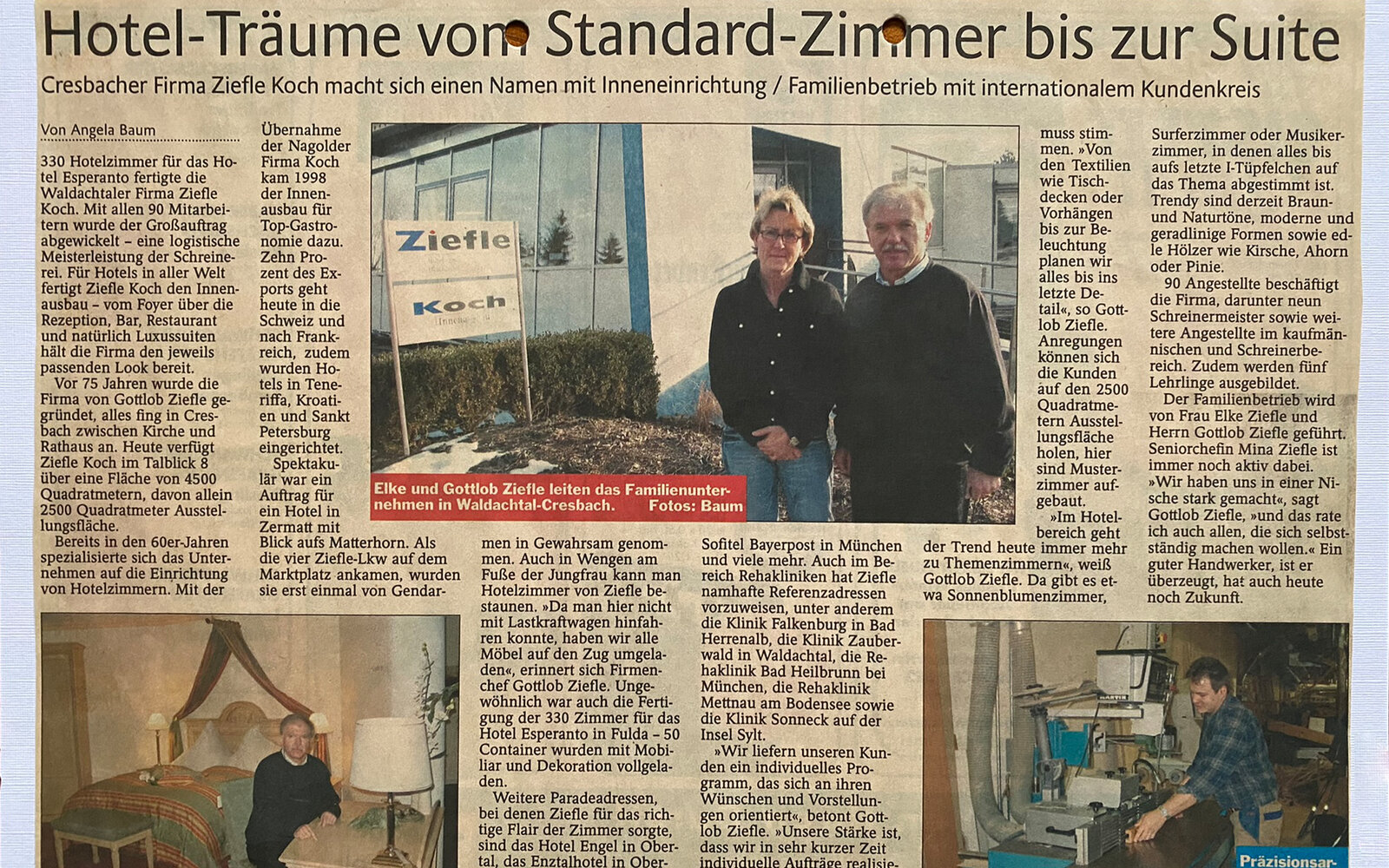 zieflekoch Über zieflekoch 1988 Zeitungsauschnitt