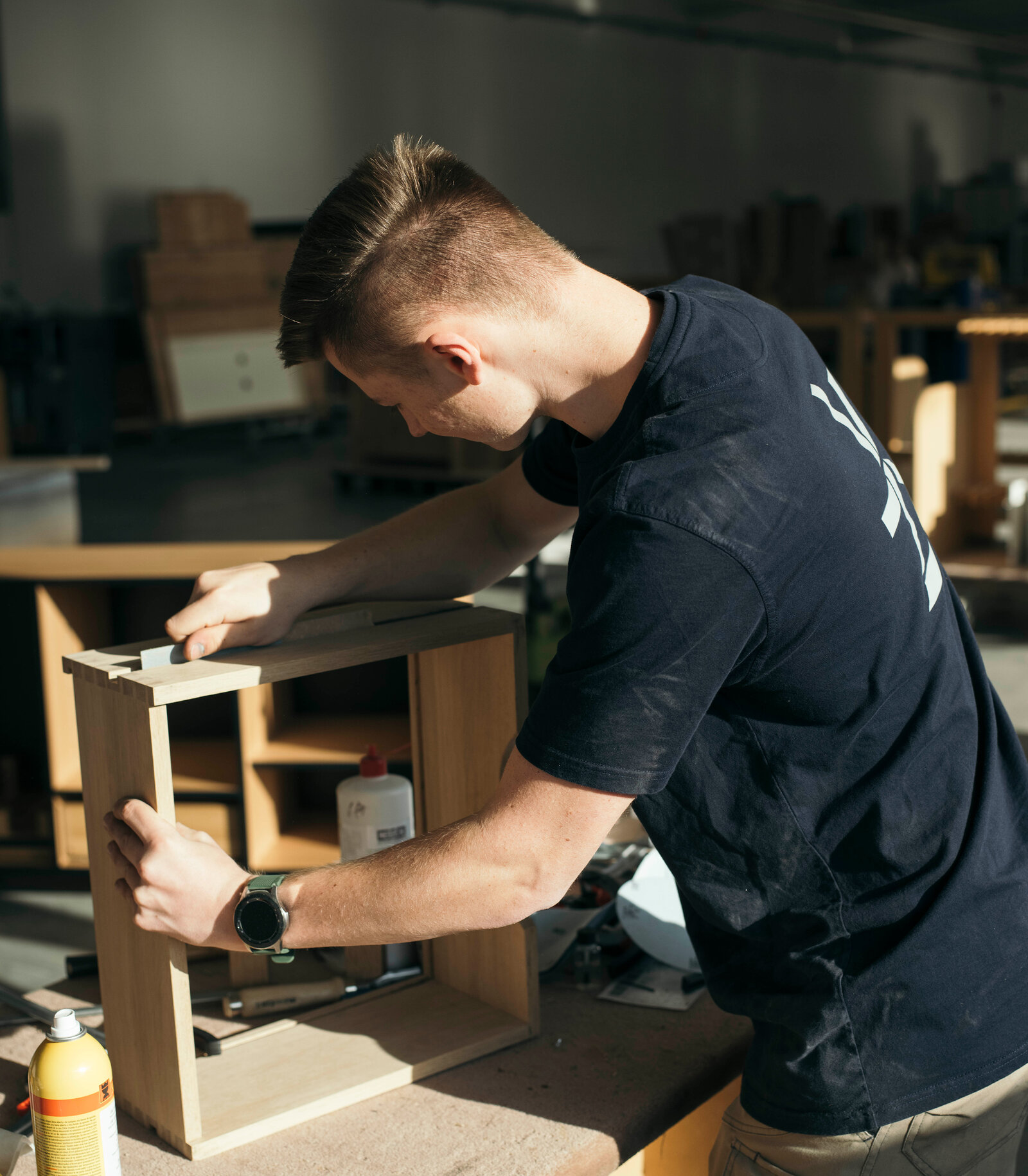 zieflekoch Ausbildung Auszubildender in der Schreinerei