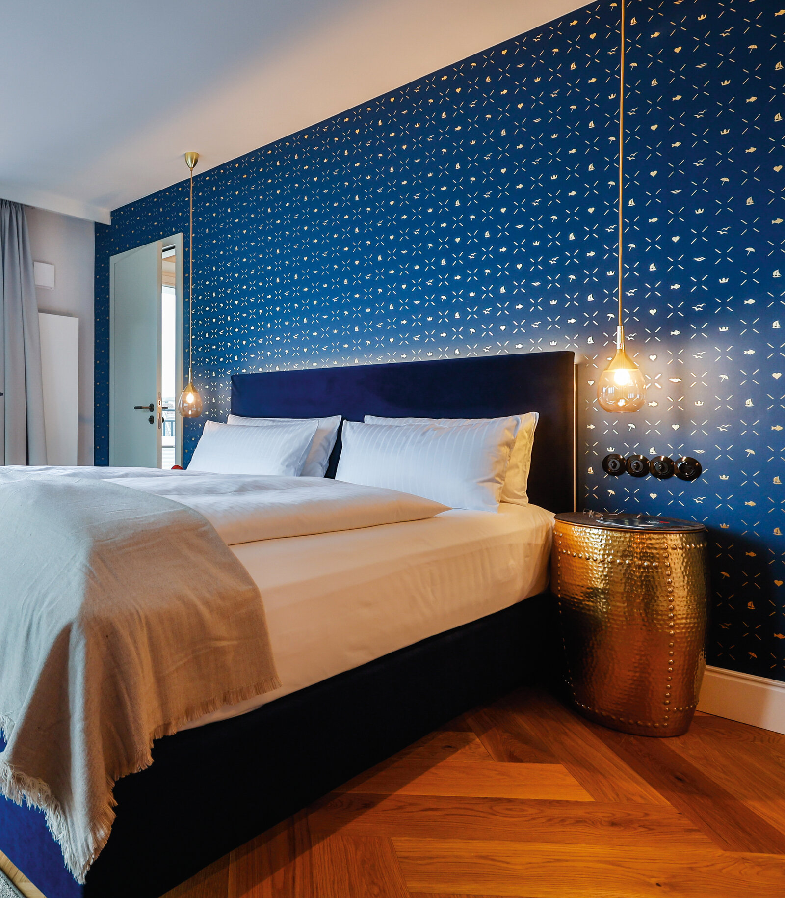 I LOVE SYLT Hotel Terminus Zimmer mit Bett