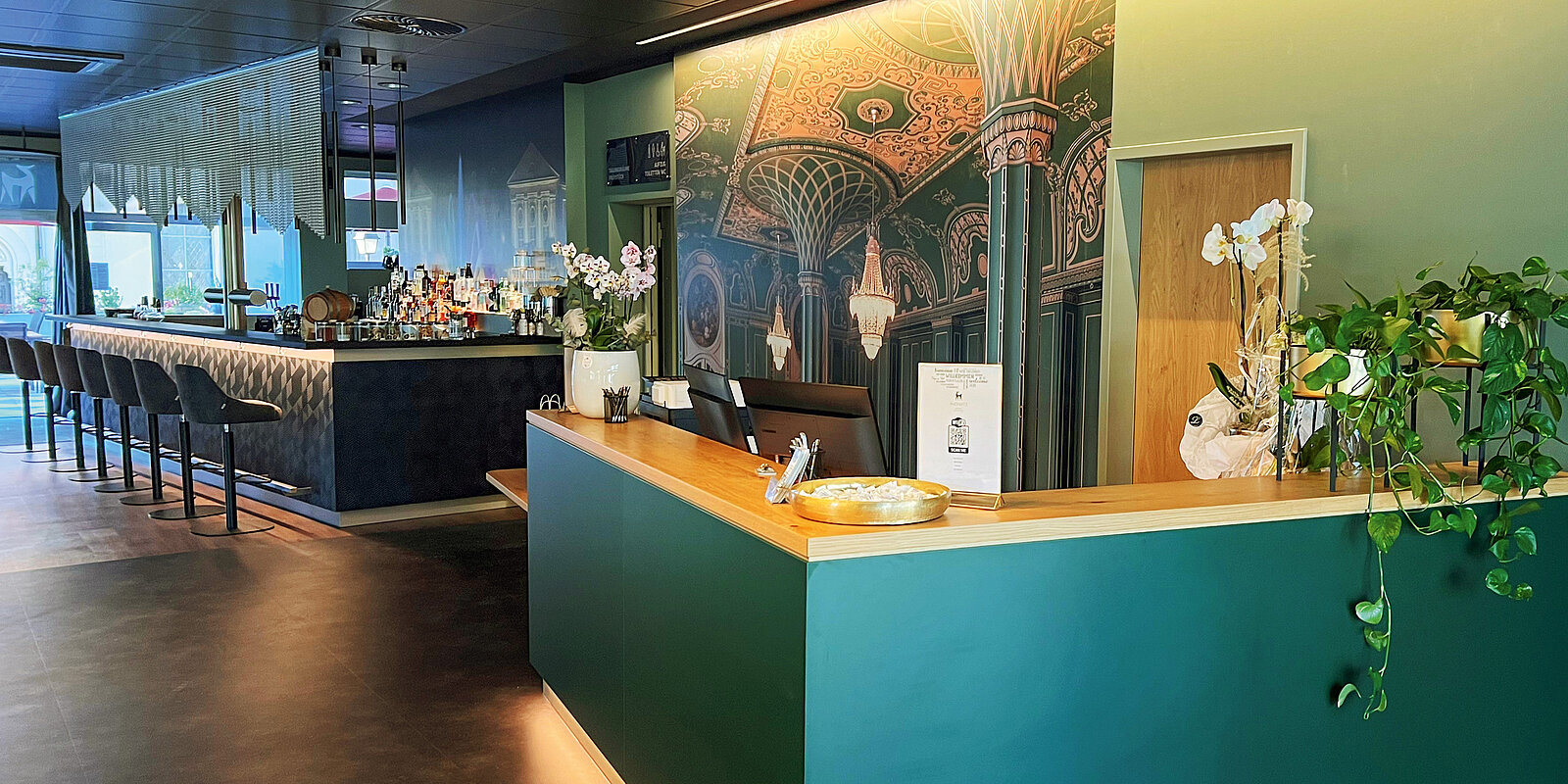 zieflekoch Rhönkitz Bar Restaurant Thresen Empfang