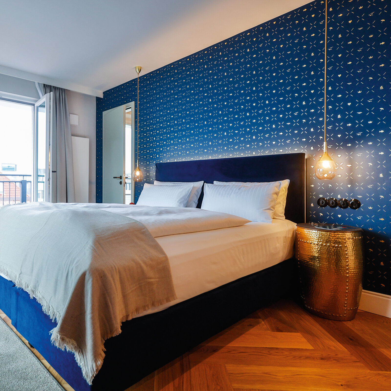 I LOVE SYLT Hotel Terminus Zimmer mit Bett