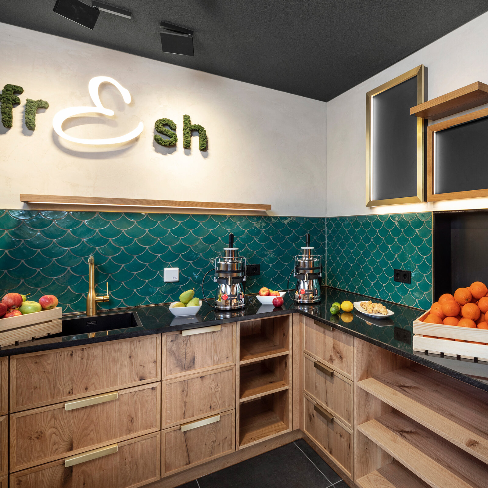 zieflekoch Engel Obertal Buffet Frühstücksbuffet Restaurant Fresh Saft Entsafter Holz
